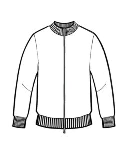 Mens Zip Mockneck